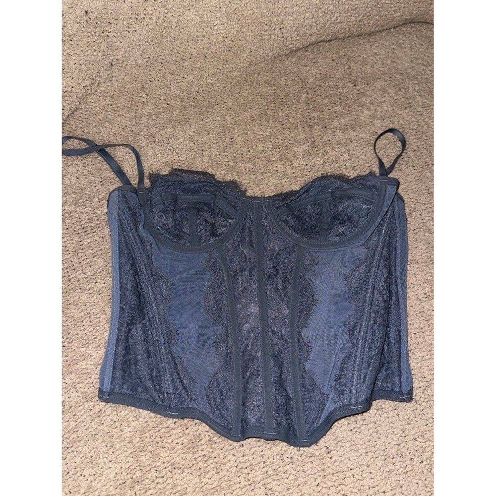 Urban outfitters blue corset